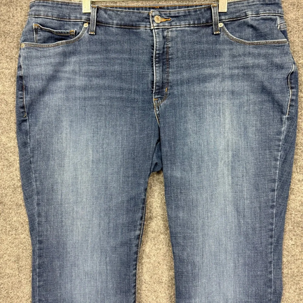 Levis 415 Classic Bootcut Jeans Womens 24W Medium Blue Stretch Denim Fits 44x31 - Picture 12 of 16